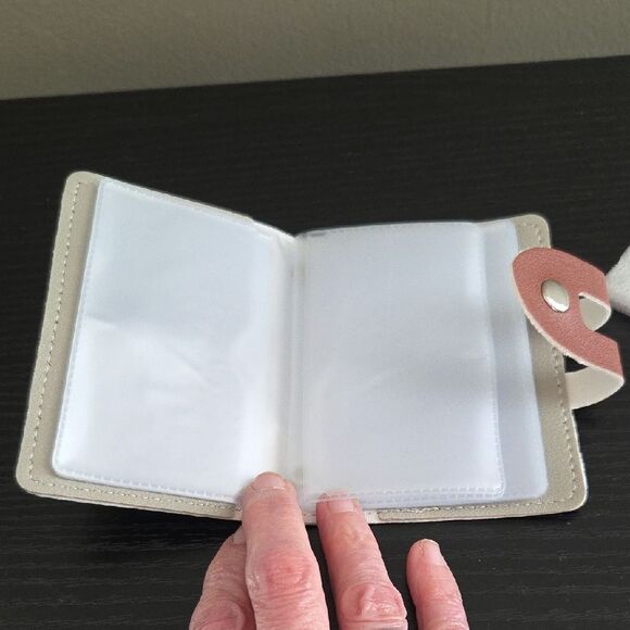 Cat-Themed Wallet with Books Design - Picture 3 of 5